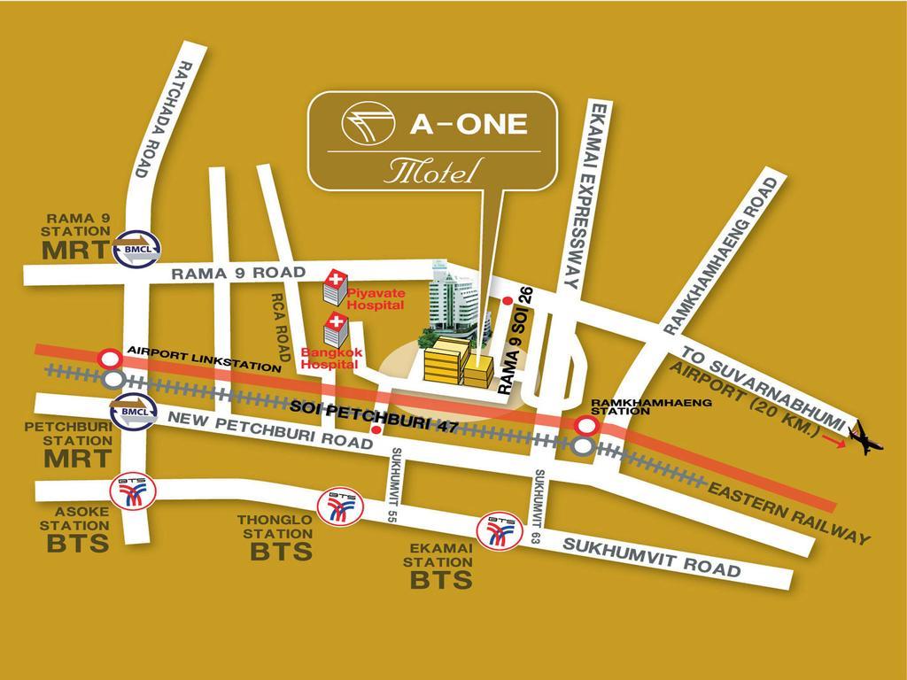 A-One Motel Bangkok Kültér fotó